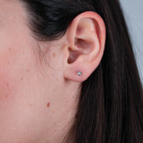 Pendientes de diamantes