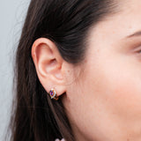 Boucles d'oreille en diamant